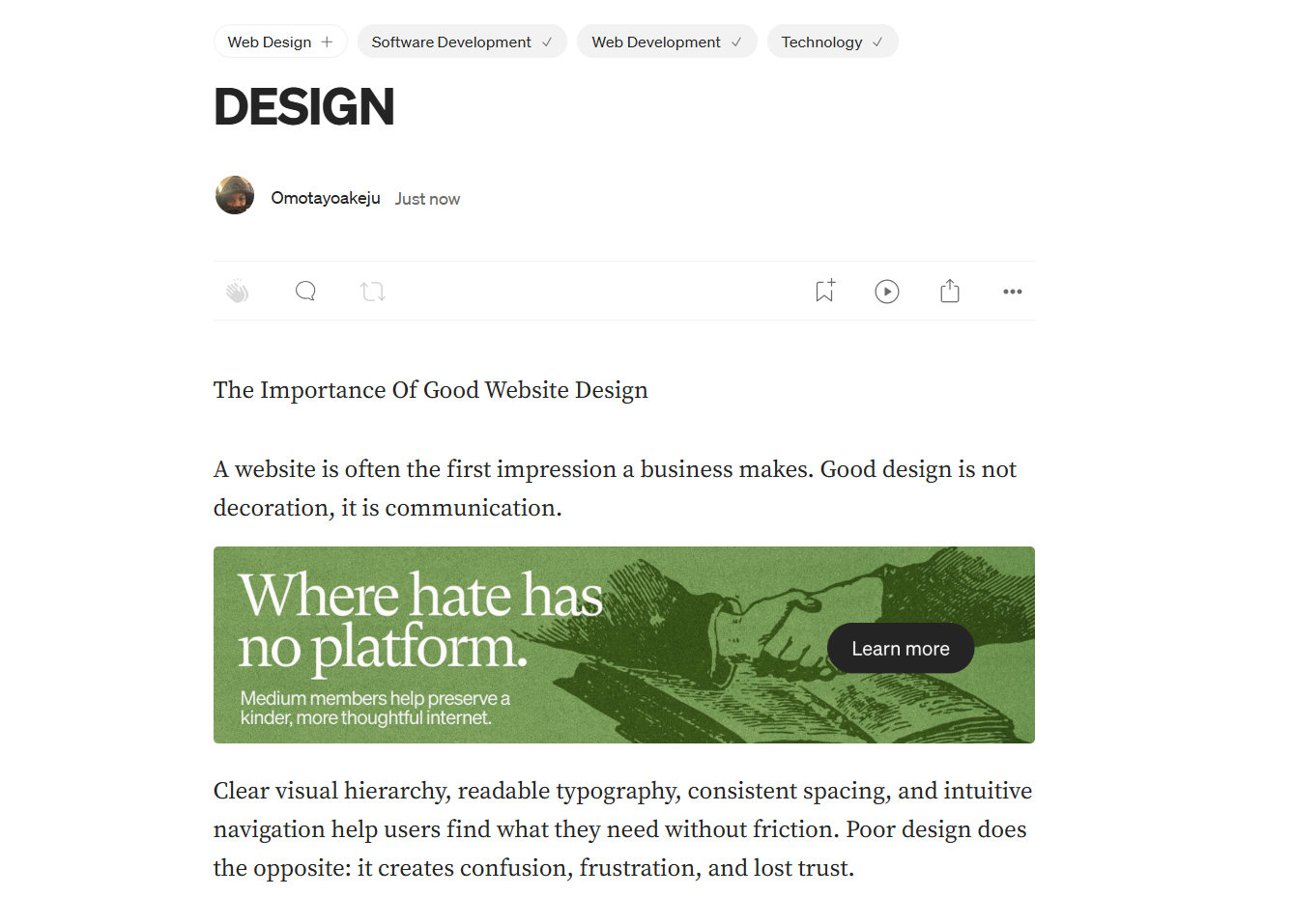 Design article